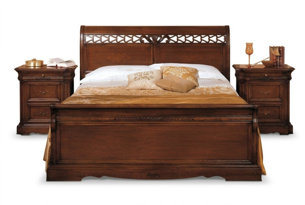 Nachttisch Massiv Holz Schrank Möbel Bett Doppel Möbel Schlafzimmer Italien 3tlg