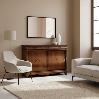 Kommode Sideboard Schrank Holz Italienische Möbel Einrichtung Schränke Kommoden