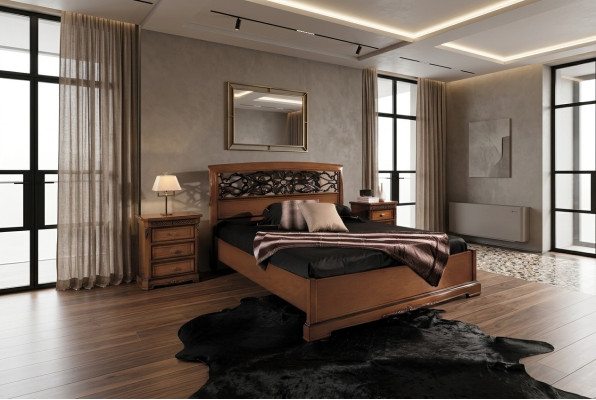 Holz Doppelbett Betten Massivholz Schlafzimmer Möbel Vaccari cav giovanni Bett