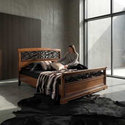 Exklusives Bett Design für Luxus Schlafzimmer Vaccari Möbel