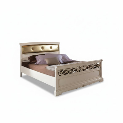 Bett Schlafzimmer Möbel Doppel Betten Luxus Einrichtung Vaccari cav giovanni Neu
