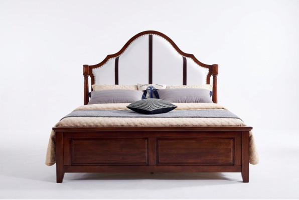 Schlafzimmer Betten Doppel Bettrahmen Holz Doppelbett Polster Bett