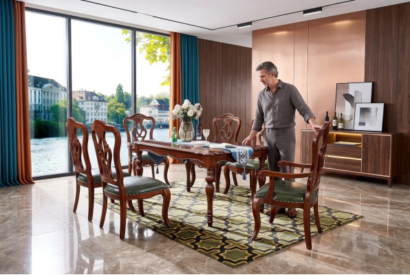 Tisch Esstisch Design Möbel Esszimmer Holztisch Luxus Landhaus Stil
