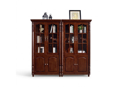 Bücherregal Vitrine Vitrinenschrank Regal Holz Schrank Bücherschrank