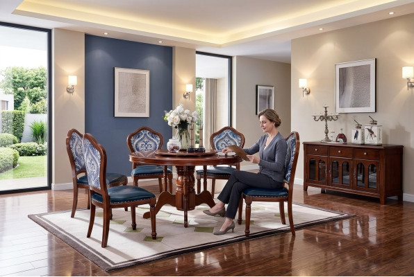 Esszimmer Tische Runde Möbel Esstisch Luxus Rund Tisch Massiv Holz