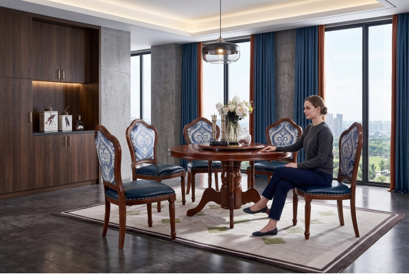 Essgarnitur Tisch Essgruppe 6 Stühle Lehnstühle Esszimmer Gruppen Holz