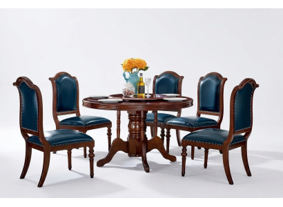 Komplett Set Esstisch 6 Stühle Esszimmer Set Ess Gruppe Holz 7tlg