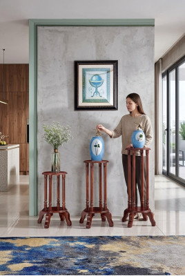 Ständer Blumenständer Ablage Holz Blumentopf Ständer Möbel Zubehör