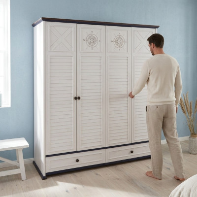 Kleiderschrank Schrank Jugendzimmer Möbel Design Jugend Schlafzimmer Weiß Neu