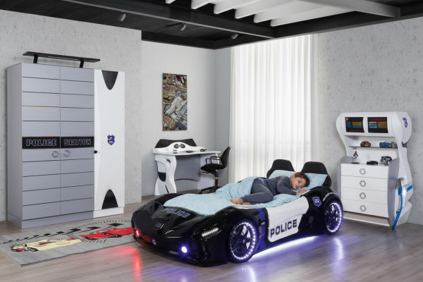 Kinder Bett Rennwagen Schlafzimmer Betten Möbel Matratze Autobett 