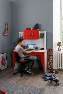 Schreibtisch Mit Regalen Moderner Jugendzimmer Kinderzimmer Designer Möbel Luxus