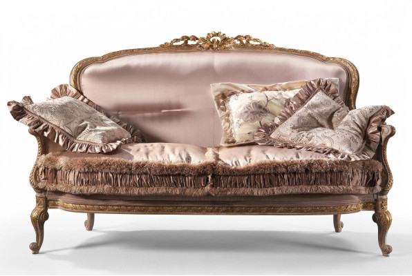 Design Polster Textil Sofas Couchen Luxus Sofa 2 Sitzer Möbel Couch Einrichtung
