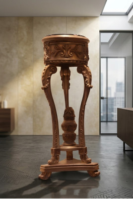 Design Spalten Säule Antike Dekosäule Säulen Blumensäule Ständer Podest Barock