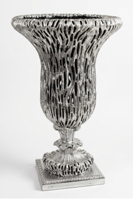 Antike seltene sowjetische Blumenvase Silber für Wohnzimmer seltene Russland