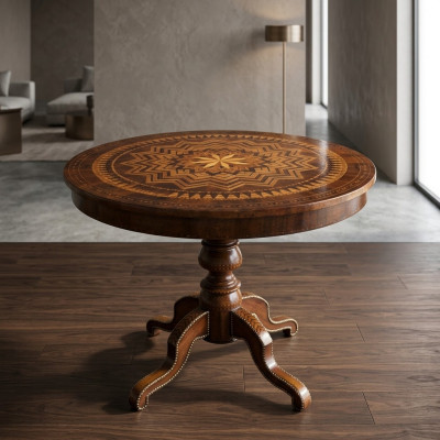 Esstisch Runder Tisch Esszimmer Wohnzimmer Garnitur Holz Design Tische Rund Neu