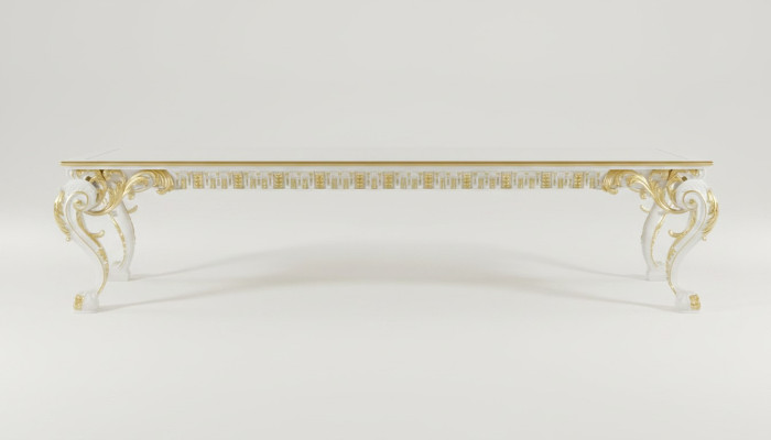 Esstisch Esszimmer Wohnzimmer Holz Tisch Design Möbel Massivholz Tische Italien