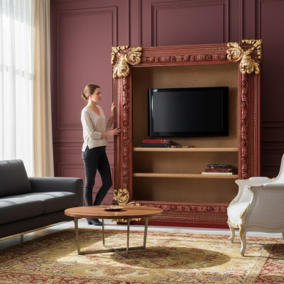 Bücherregal Schrank Wohnzimmer Bücherregal Holz Büroschrank Schränke Italien Neu
