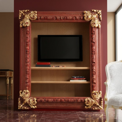 Bücherregal Schrank Wohnzimmer Bücherregal Holz Büroschrank Schränke Italien Neu