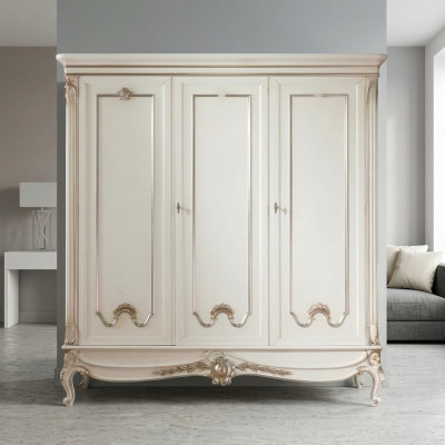 Schrank Kleiderschrank Regal Aufbewahrungs Garderobe Modern Spiegel Holz Design