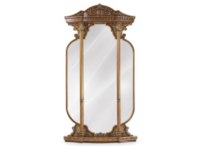 Wandspiegel Spiegel Schnitzerei Italienische Einrichtung Möbel 125x224cm Neu