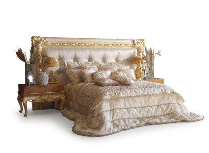Chesterfield Bett Luxus Doppel Betten Italienische Möbel Einrichtung Boiserie