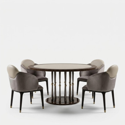 Esstisch 4 x Stühle Esszimmer Set Essgruppe Gruppe Stuhle Tisch Tische 5tlg.