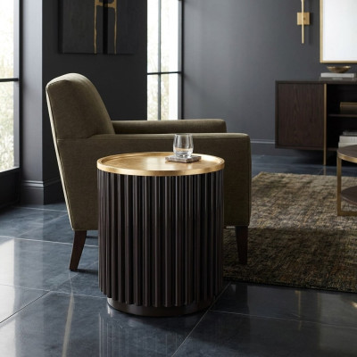 Couchtisch Beistelltisch Tisch Sofa Tische Edelstahl Rund Italienische Möbel Neu