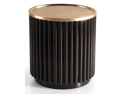 Couchtisch Beistelltisch Tisch Sofa Tische Edelstahl Rund Italienische Möbel Neu