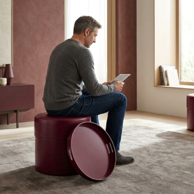 Hocker Sitz Fußhocker Sitzhocker Sitzpouf Wohnzimmer Designer Pufa Würfel Luxus