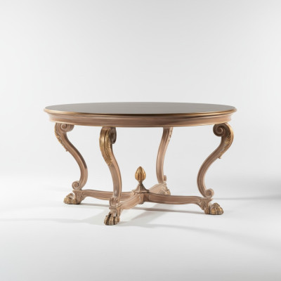 Esstisch Moderne Esszimmer Wohnzimmer Küche Tische Design Tisch Rund Barock