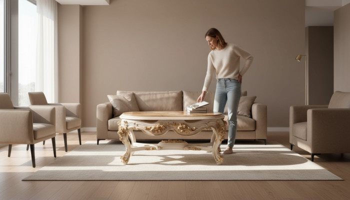 Couchtisch Kaffee Tische Wohnzimmer Tisch Italienische Möbel Barock Rokoko Neu