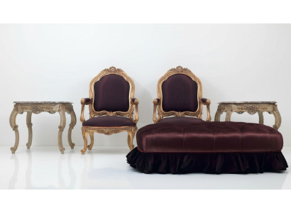 Couchtisch Tisch Beistelltisch Wohnzimmertisch Holz Royal Beistell Barock Rokoko