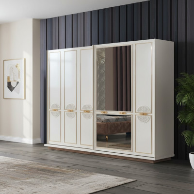 Kleiderschrank Mit Schwebetüren Schränke Holz Schrank Schlafzimmer