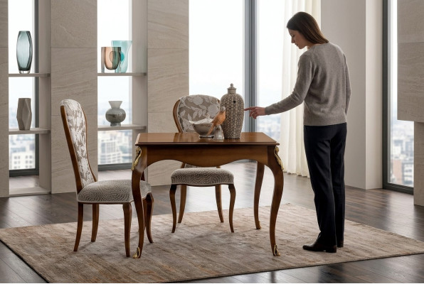 Italienische Esstische Tisch Holz Tische Möbel Esstisch Antik Stil Massivholz