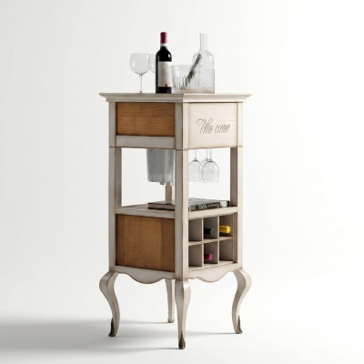 Hausbar Barschrank Bar Tisch Regal Weinregal Weinschrank Luxus Schrank Vitrine