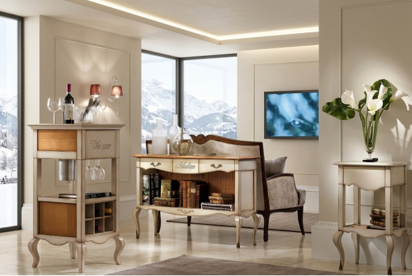 Kommode Schubladen Holz Kommoden Wohnzimmer Sideboard Schrank Schränke Massiv