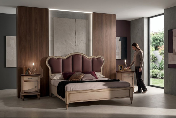 Bett Doppelbett Schlafzimmer Betten Bettmöbel Vaccari cava Giovanni Betten Neu