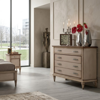 Kommode Schubladen Holz Sideboard Schrank Schränke Massiv Kommoden Wohnzimm