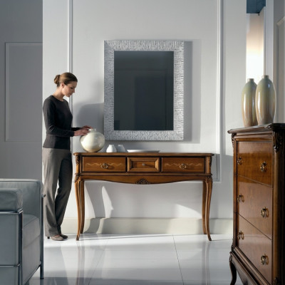Konsolen Nachttisch Schlafzimmer Beistelltisch Modern Design Möbel Holz braun
