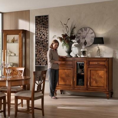 Kommode Sideboard Regal Schrank Regale Massiv Holz Möbel aus Italien Schränke