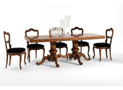 Esstisch Luxus Tisch Massiv Holz Möbel aus Italien Esszimmer Tische Einrichtung
