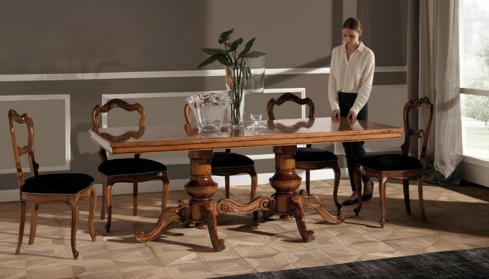 Esstisch Luxus Tisch Massiv Holz Möbel Italien Esszimmer Tische