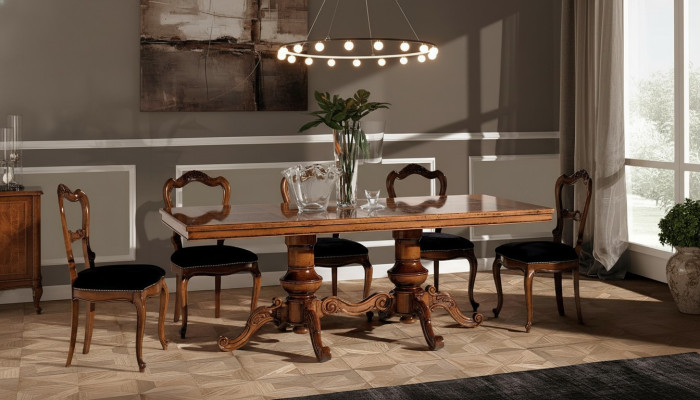 Esstisch Luxus Tisch Massiv Holz Möbel Italien Esszimmer Tische