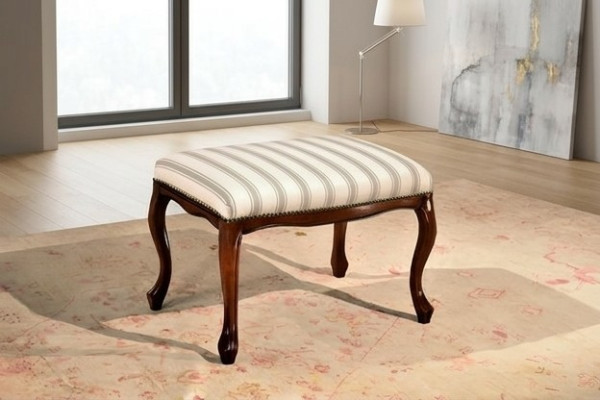 Ottomane Sitz Chaise Gepolstert Pufa Sitzbänke Design Polster Hocker Fußhocker