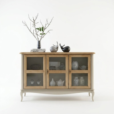 Kommode Wohnzimmer Kommoden Schubladen Holz Sideboard Schrank Schränke Massiv
