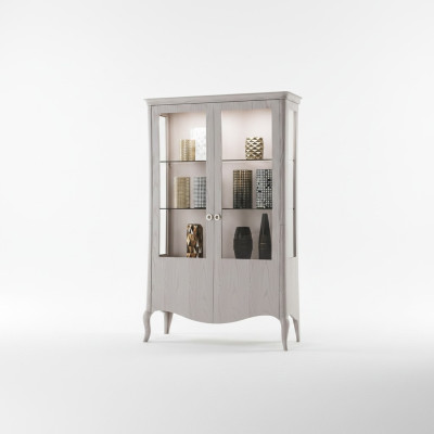 Glasschrank Wohnzimmer Sideboard Vitrine Esszimmer Sideboard Holzschränke Möbel