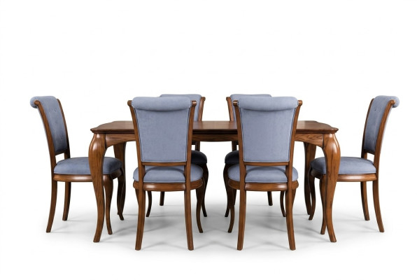 Stühle Wohnzimmer Esszimmer Lehnstuhl Polsterstuhl ohne Armlehne Luxus Sessel