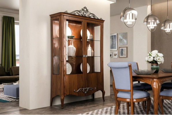 Wohnzimmer Anrichte Glas Schrank Vitrine Esszimmer Anrichte Holz Schränke Möbel