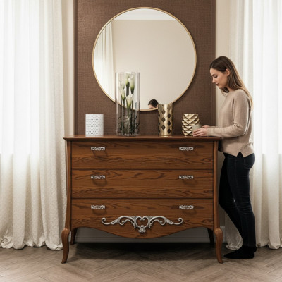 Kommode Schrank Sideboard Italienische Möbel Echtes Holz Kommoden Sideboards Neu