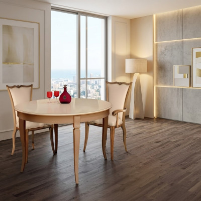 Esszimmer Möbel Massiv Holz Vitrinen Schrank Echtholz Anrichte Vitrine Glas Neu